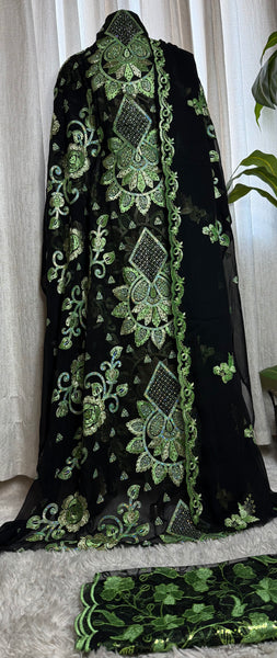 Embroidery Chiffon Dirac Set