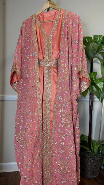 Embroidered abaya