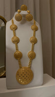 Gold Pleated Set