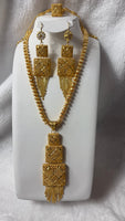 Gold Pleated Set