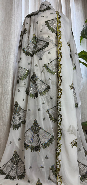 Embroidery Chiffon Dirac Set