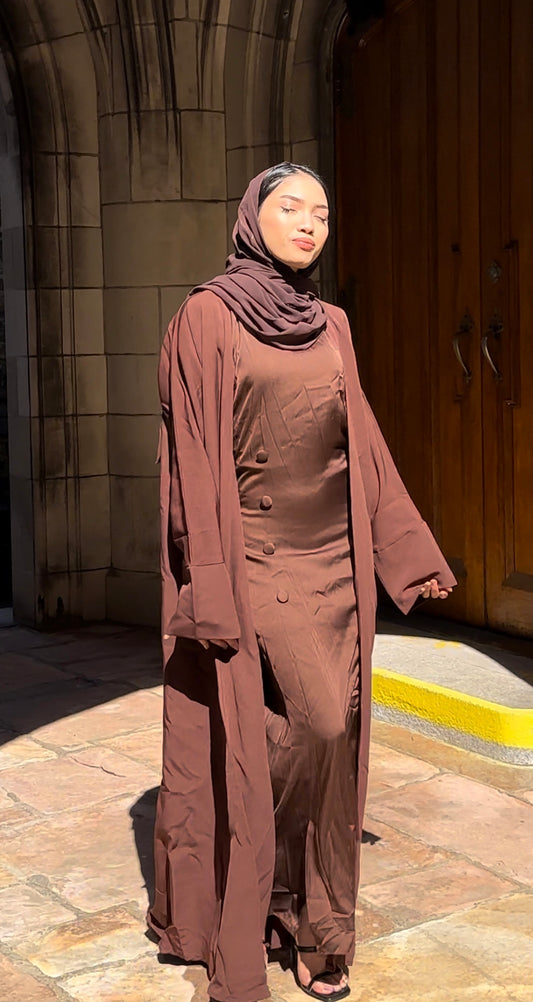 Mona Three Piece Abaya