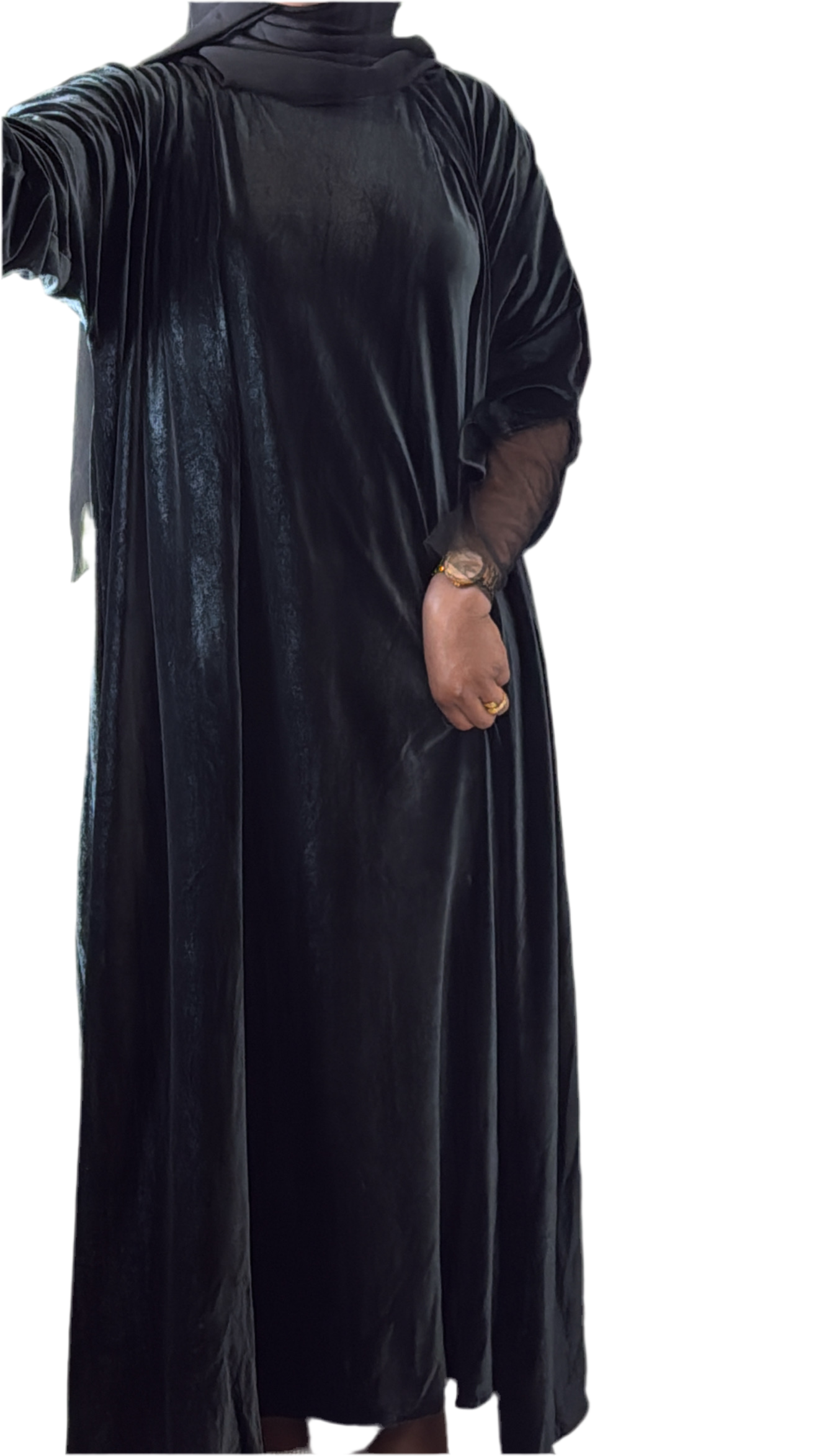 Velvet Abaya Set