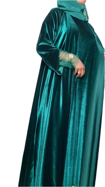 Velvet Abaya Set