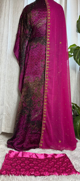 Shimmer chiffon Dirac Set