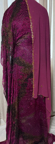 Shimmer chiffon Dirac Set