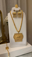 Gold Pleated Set