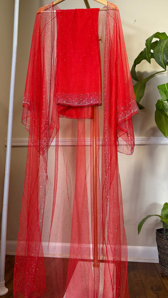 Transparent Abaya Open Abaya