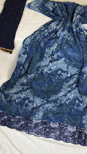 Shimmer chiffon Dirac Set