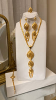 Gold Pleated Set
