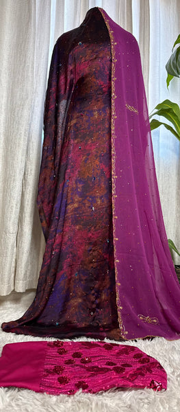 Chiffon with stones Dirac