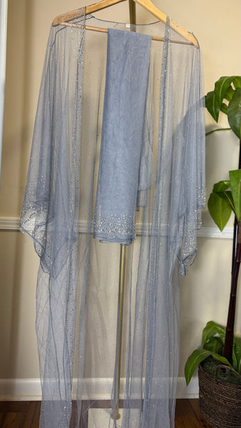 Transparent Abaya Open Abaya
