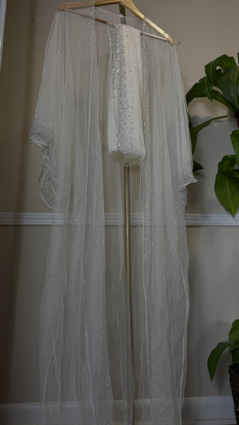 Transparent Abaya Open Abaya