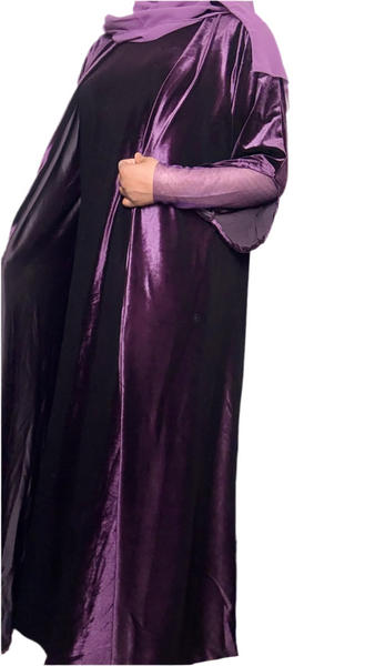 Velvet Abaya Set