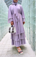 Plain Layered Abaya