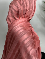 Shiny Strip Chiffon