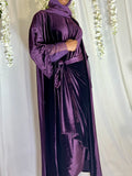 Velvet Abaya Set