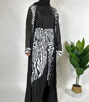 Amal Three Piece Abaya Set