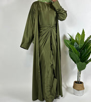 Amal Three Piece Abaya Set