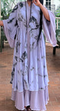 Dyed Layered Abaya