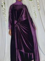 Velvet Abaya Set