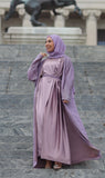 Malika Three  Piece Abaya